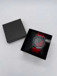 noon copengahen zegarek sportowy silikonowy czerwony meski damski
