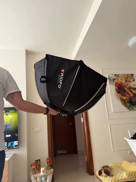 Восьмиугольный софтбокс 90 см TRIOPO K2 90 + Grid с креплением Bowens