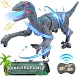 Dinozaur Kizmyee Zdalnie sterowany chodzi ryczy realistyczna zabawka