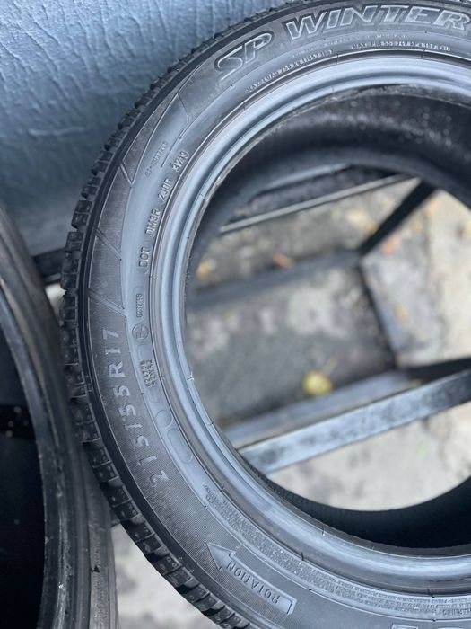 Резина шини 215/55 r17 зима 7мм