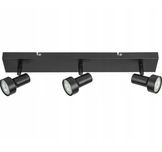 LIVARNO home Lampa LED, 3-punktowa, Czarna