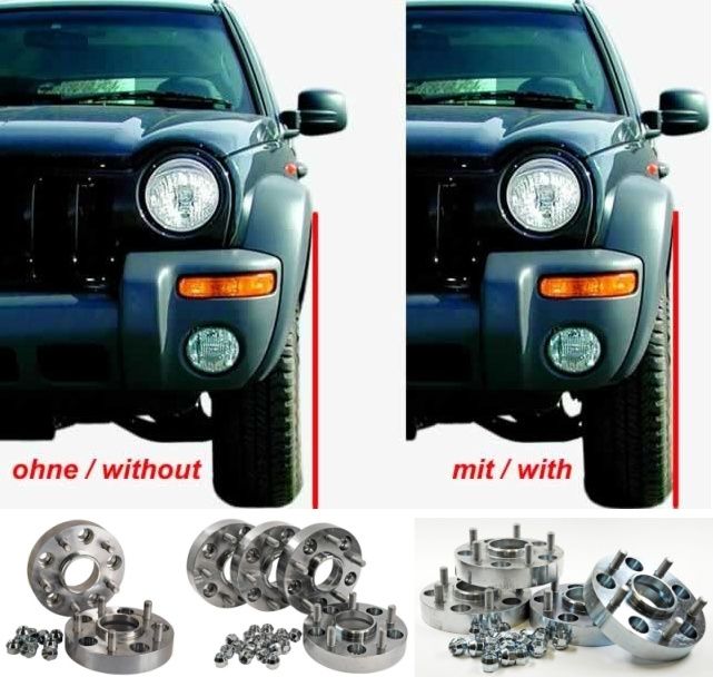 DYSTANSE ADAPTERY Jeep Cherokee Grand Wrangler Compass - nowe! fvat!