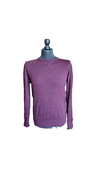 Burgundowy sweter męski, rozmiar M