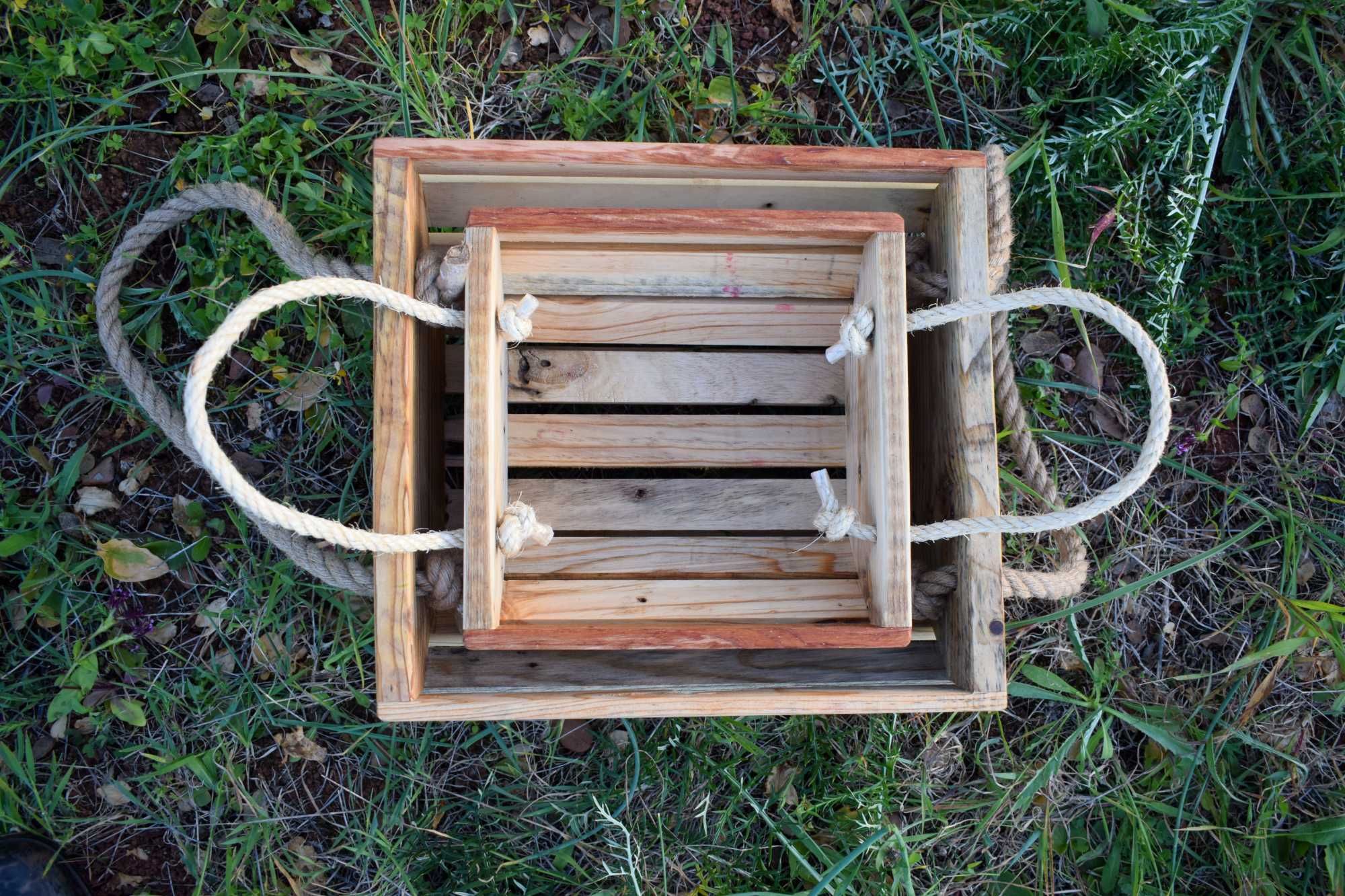 NaturaBasket: The Sustainable Reclaimed Wood Hanging Basket