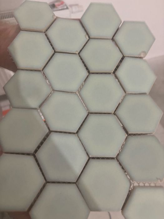 Raw Decor heksagon duzy light moss 11 plastrow