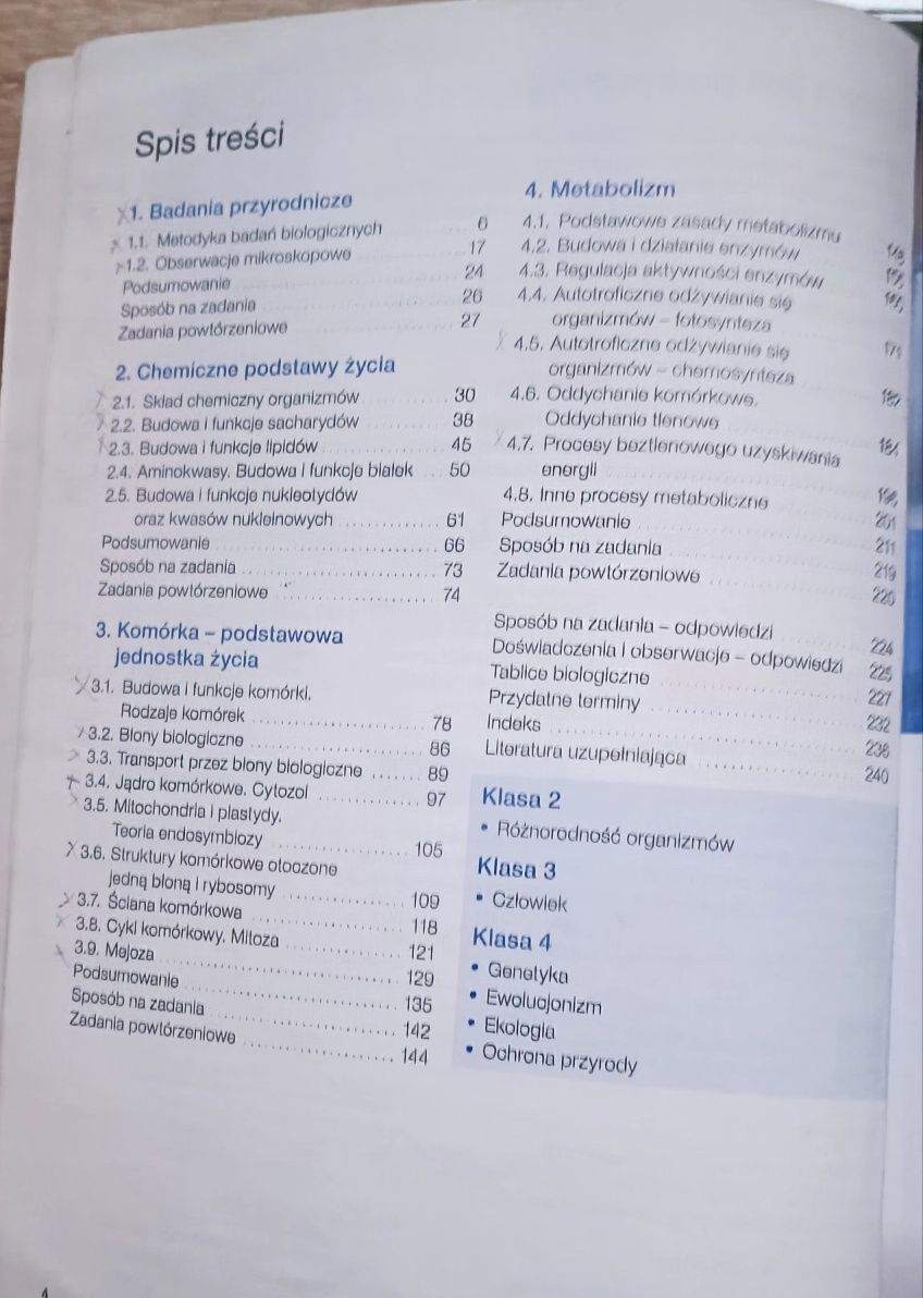 Podręcznik "Biologia na czasie" 1 zakres rozszerzony