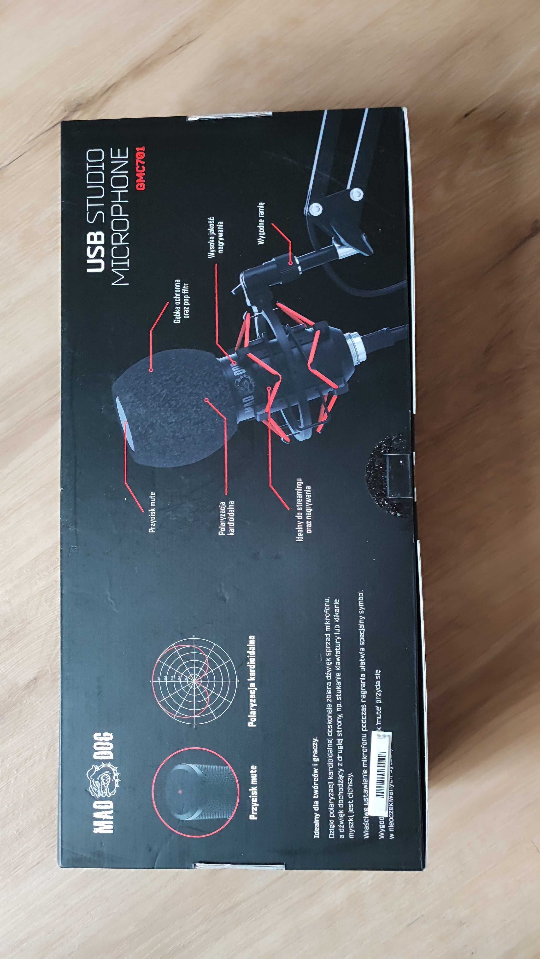 Mikrofon Gamingowy Mad Dog GMC701