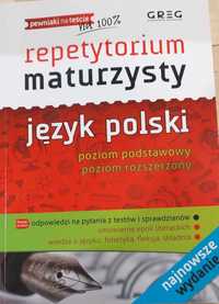 Repetytorium maturzysty ,język polski zakres podstawowy i rozszerzony