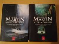 2 livros Guerra dos Tronos George RR Martin