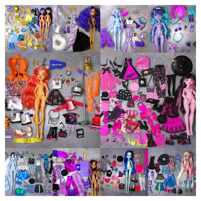 1 Обнова !.Для Монстер хай .Аксесуари,одяг ,взуття .