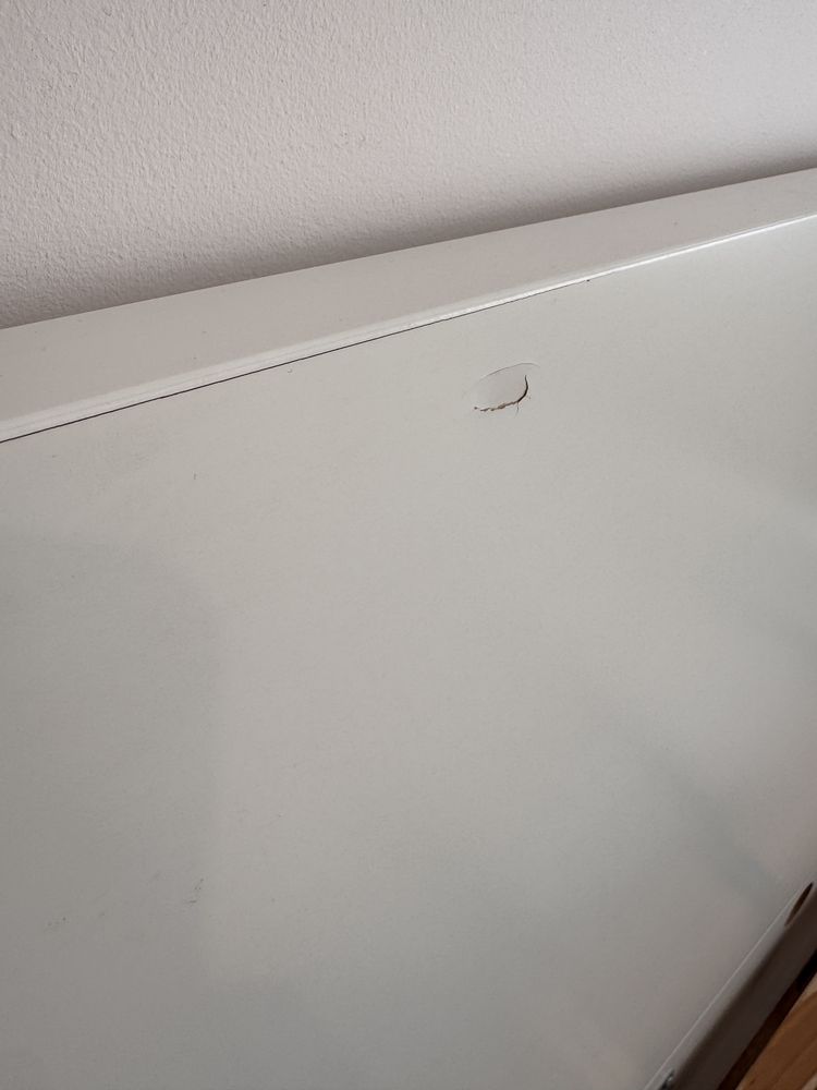 Łóżko białe ikea bez pojemników 160x200