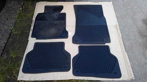 Оригинальные чёрные резиновые коврики для БМВ Е36 седан купе туринг...