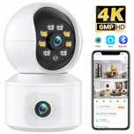 Kamera IP wewnętrzna 2x2MP podwójna 4MP Smart Home Dual Lens Camera