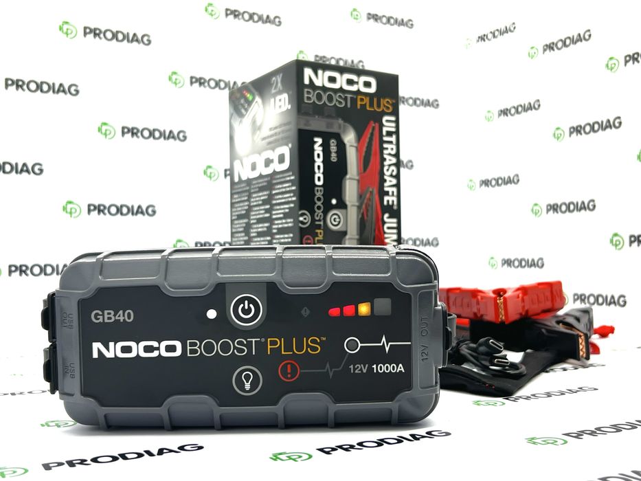 Пусковий зарядний пристрій NOCO GB40 (1000А, 24 Вт/г)