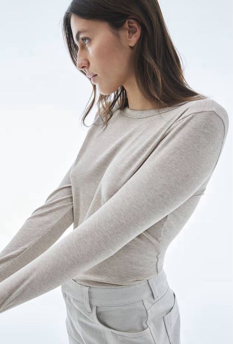 Лонгслів H&M в рубчик в наявності