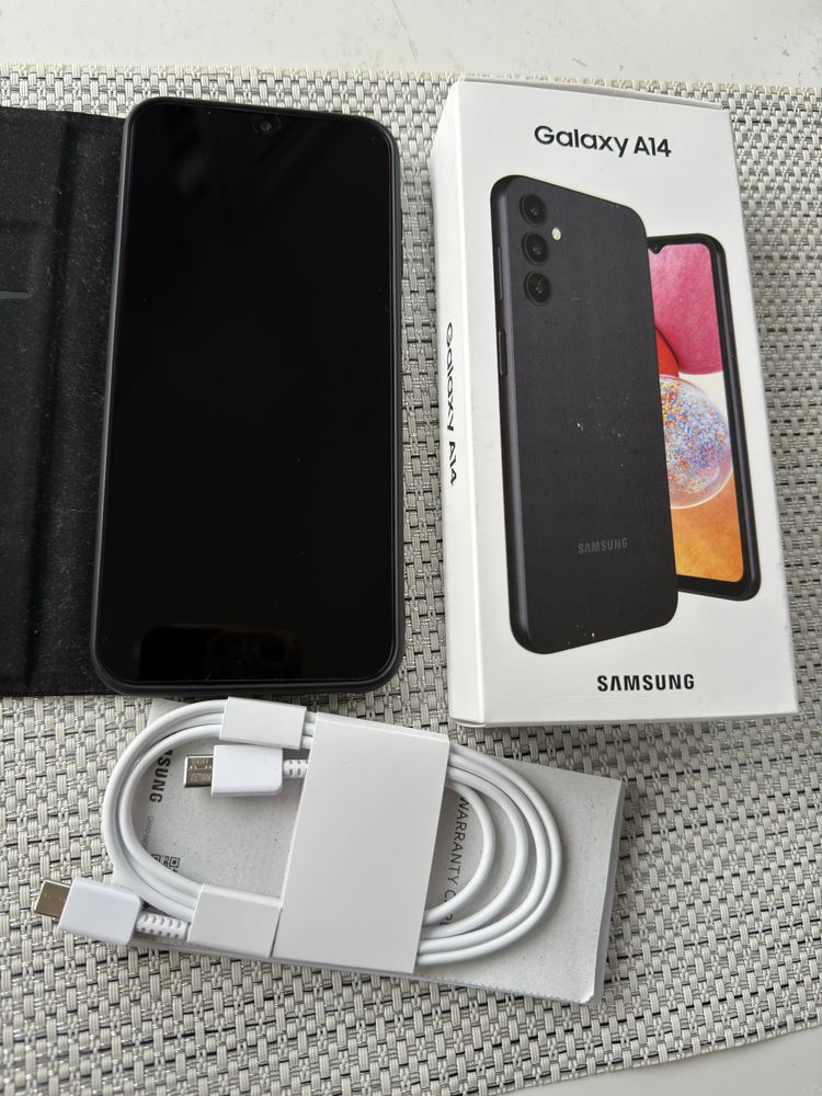 Nowy Samsung Galaxy A14 64GB black nieużywany