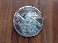 Medalha Prata 2oz Francisco Franco (Rara)