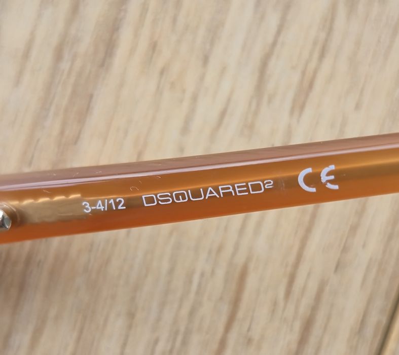 Stylowa oprawka damska w kolorze Honey DQ 5108  DSQUARED2 !