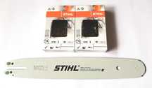 Prowadnica 30 cm STIHL 2 x Łańcuch stihl 3/8 P