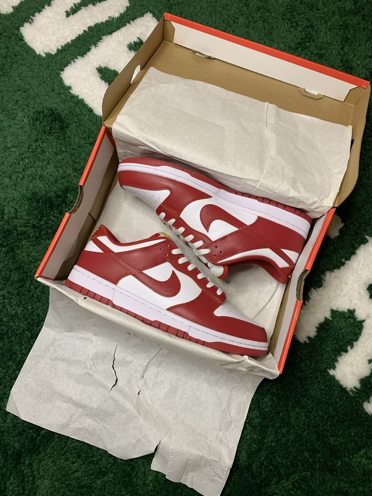 Оригінал Nike Dunk Low USC Gym Red DD1391-602 | Нові | Розмір 44