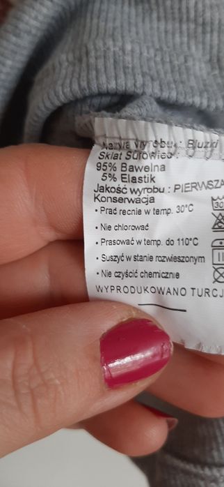 Bokserka prążek szara M/ L nowa