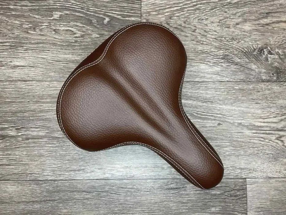 Велосипедне сідло дорожное коричневе седло на велосипед Crossride 318