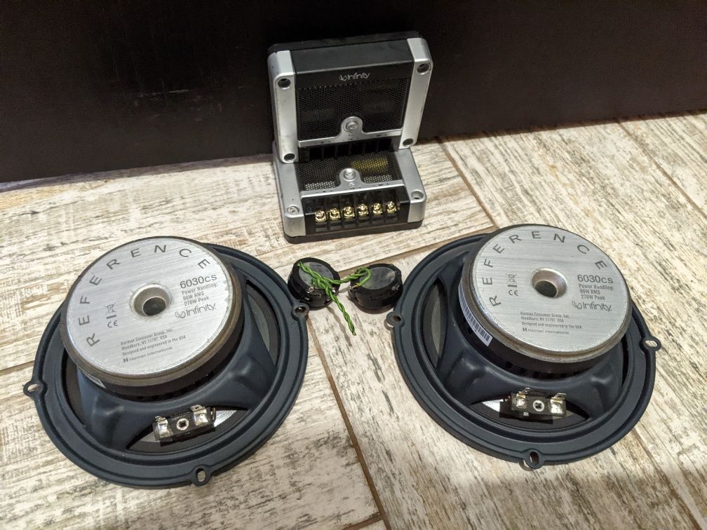 Infinity REF 6030CS, 16-е динамики в авто.