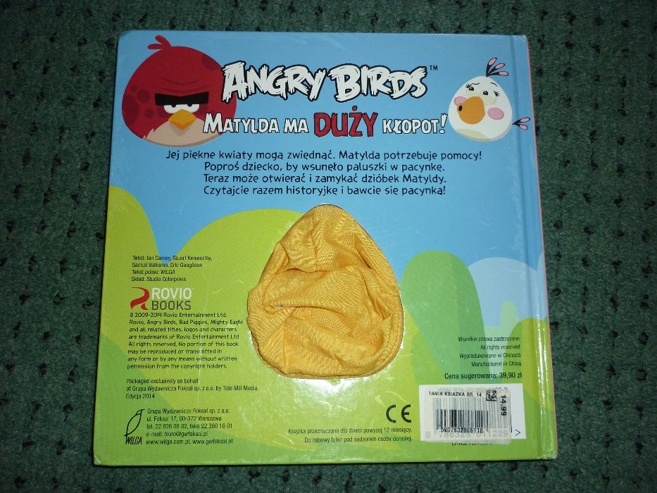 Książki Książeczki Książka dla dzieci Angry Birds MATYLDA Lublin