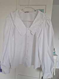 Biała bluzka z kołnierzem.r.34 Orsay
