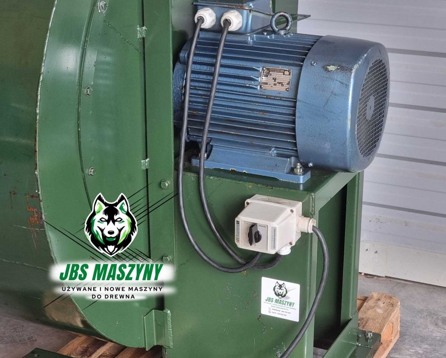 Odciąg trocin wentylator 15 kW