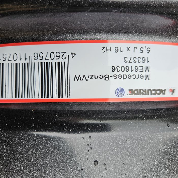 16 "5.5J 6x205 et111  felgi Mercedes Sprinter VW Crafter bliźniak NOWE
