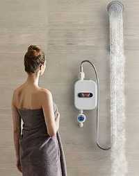 Электрический  термостатичный  водонагреватель  душ с краном