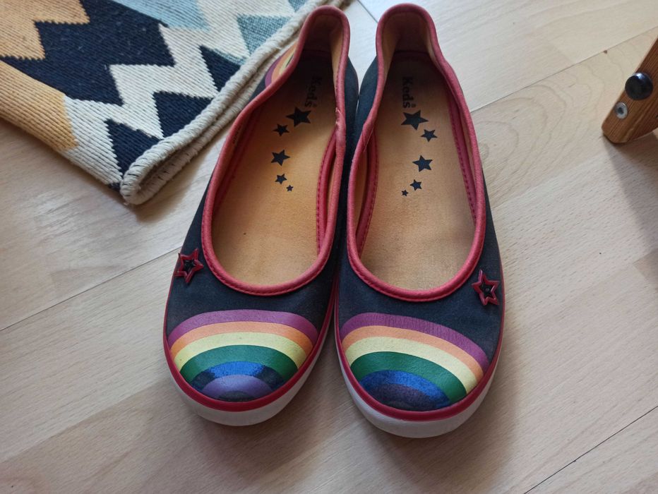 Trampki baleriny tęcza Keds 36