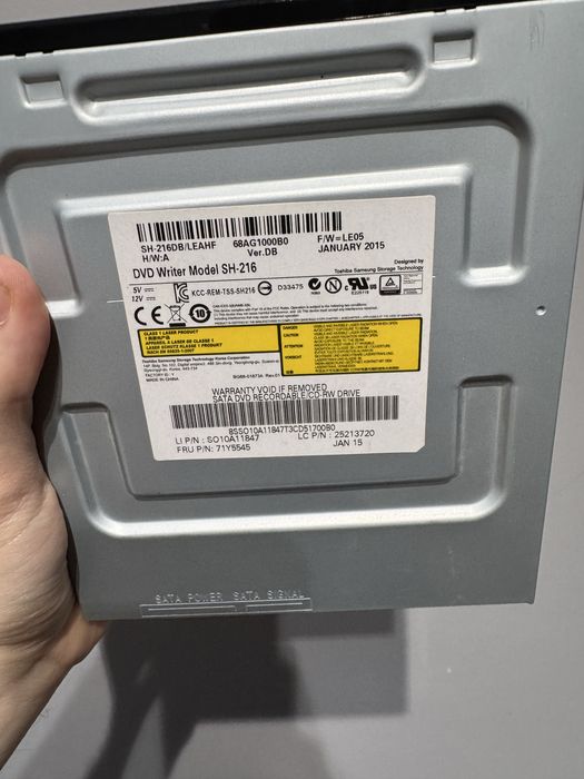 CD-Room DVD Writer model sh-216