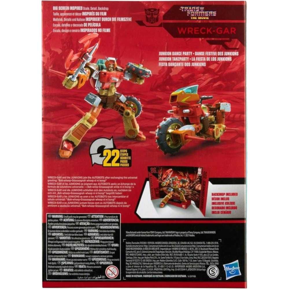 Transformers The Movie Studio Series Tomy Autobot Wreck-Gar 86-09