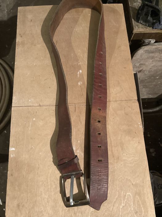 Ремень кожаный бу
