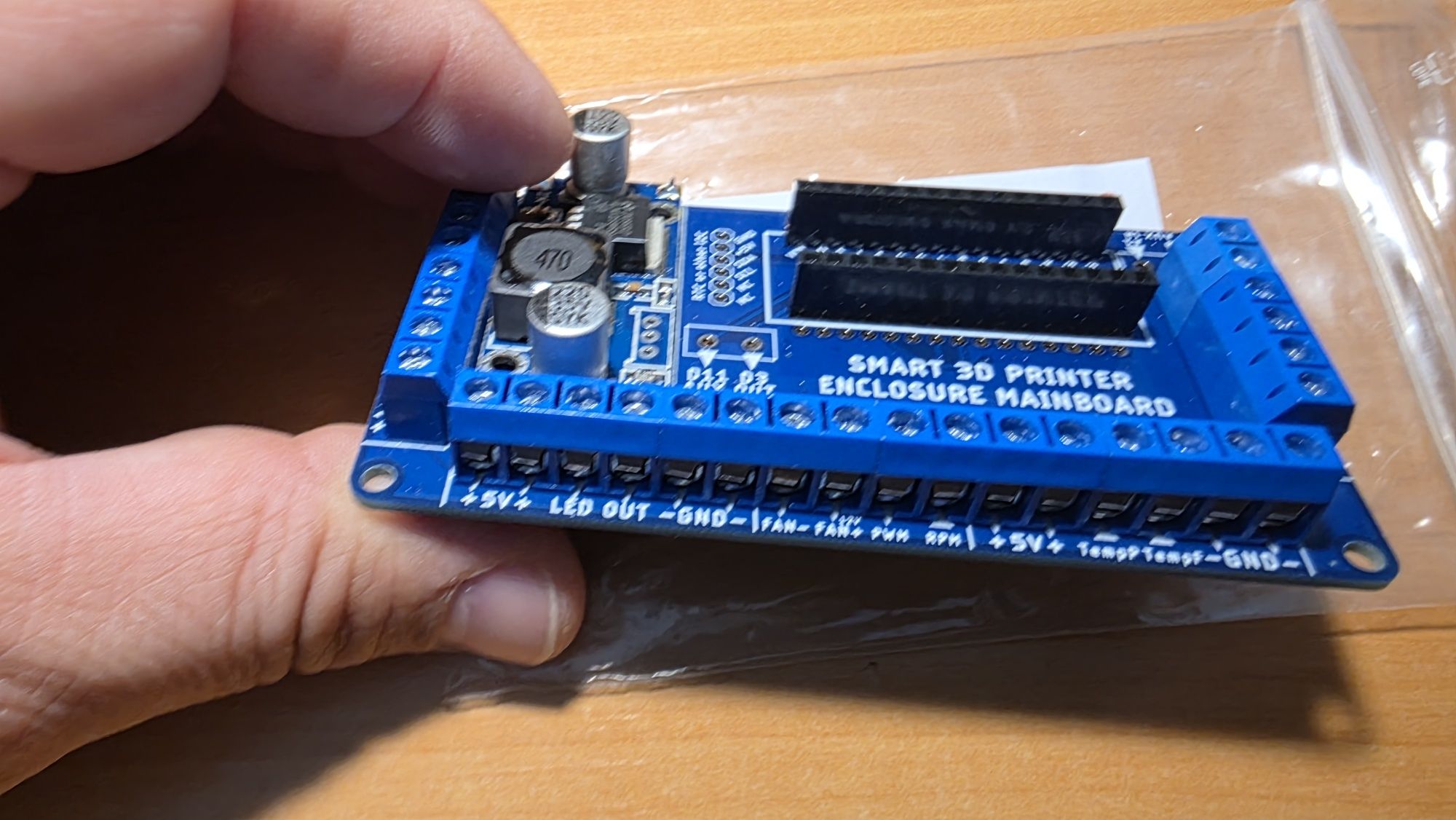 Controladora para enclosure de impressora 3D