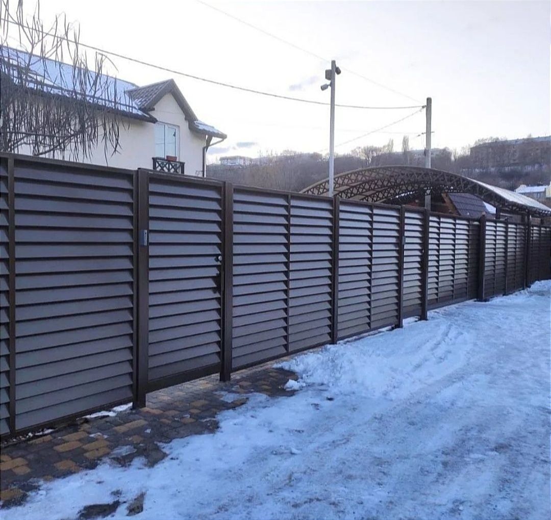 Еврозаборы, ворота, калитки, навесы! Заборы из Профнастила, Штакетника