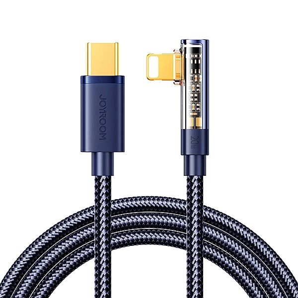 Kabel Joyroom S-CL020A6 Lightning kątowy - USB-C szybkie ładowanie i t