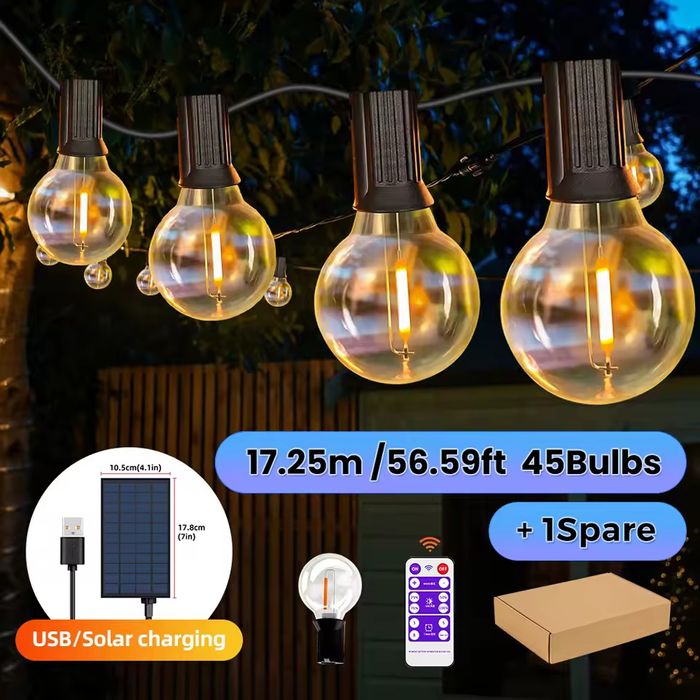Girlanda, Girlandy 45 lampek Solar 17,25m