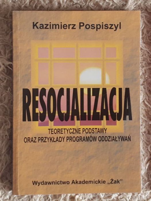 Książka : Resocjalizacja - Pospiszyl Kazimierz (stan idealny)