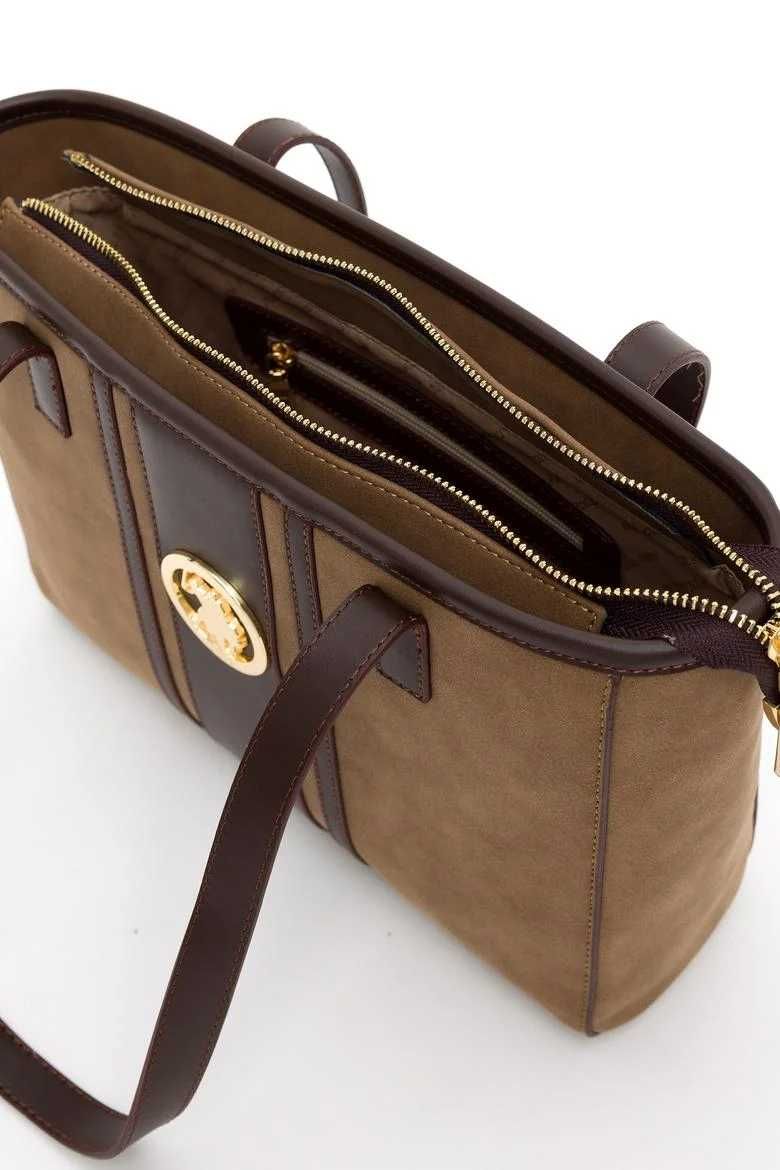 Жіноча коричнева сумка бренду  U.S. POLO ASSN.