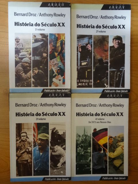 História do Século XX de Bérnard Droz - 4 Volumes