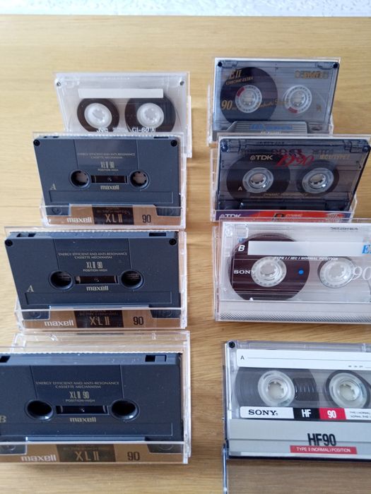 Кассеты б/у студийные, хром и ферум