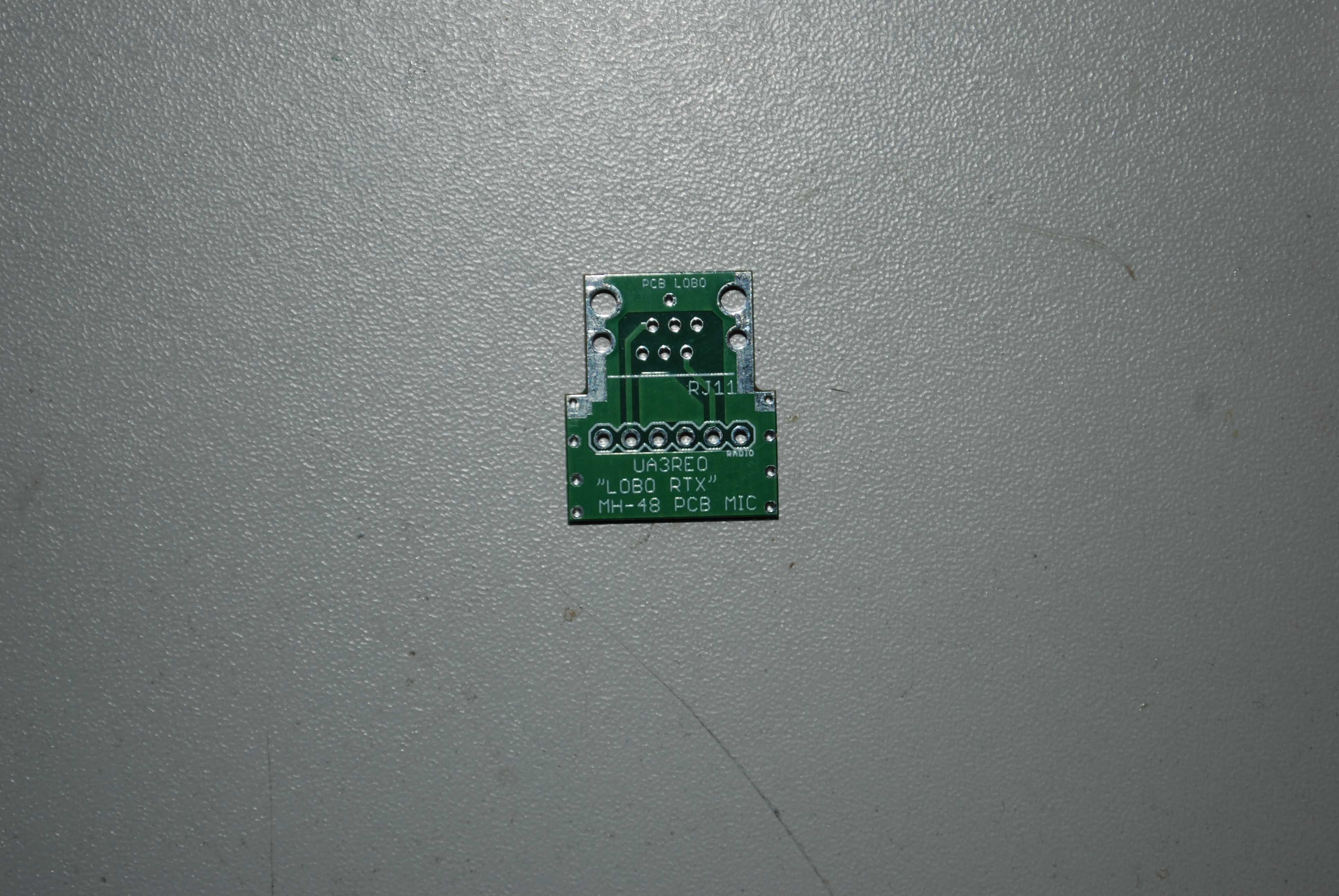 trx wolf płytka pcb pod gniazdo rj11 + gniazdo pod mikrofon mh-48 lobo