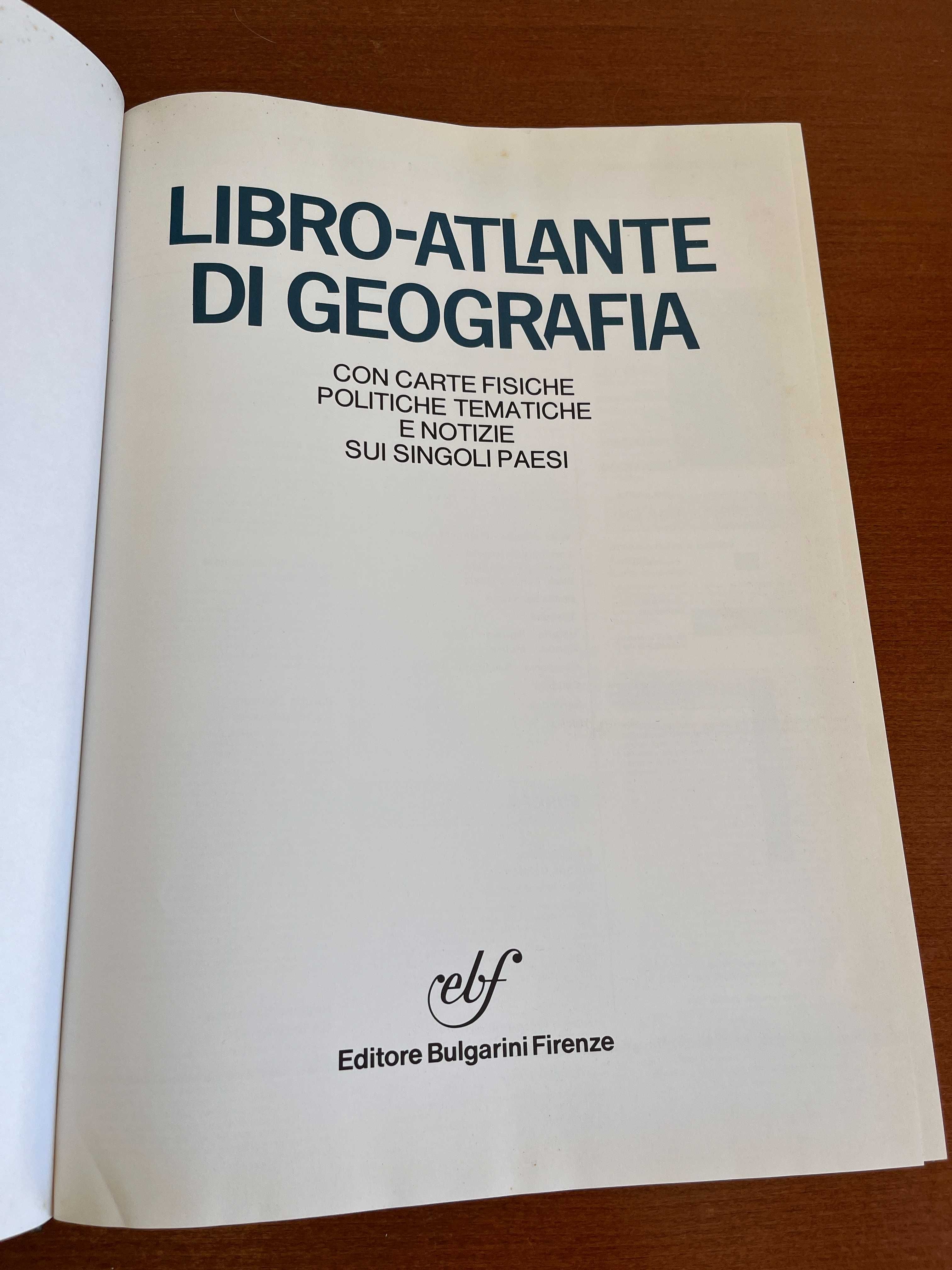 Libro-Atlante Di Geografia