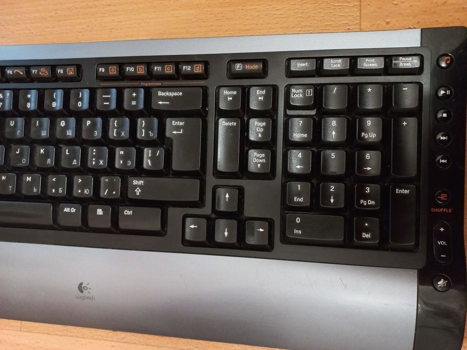 Клавіатура безпровідна Logitech S 510 б/у.