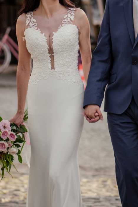 Suknia ślubna Louise bridal jak nowa XS przepiękna