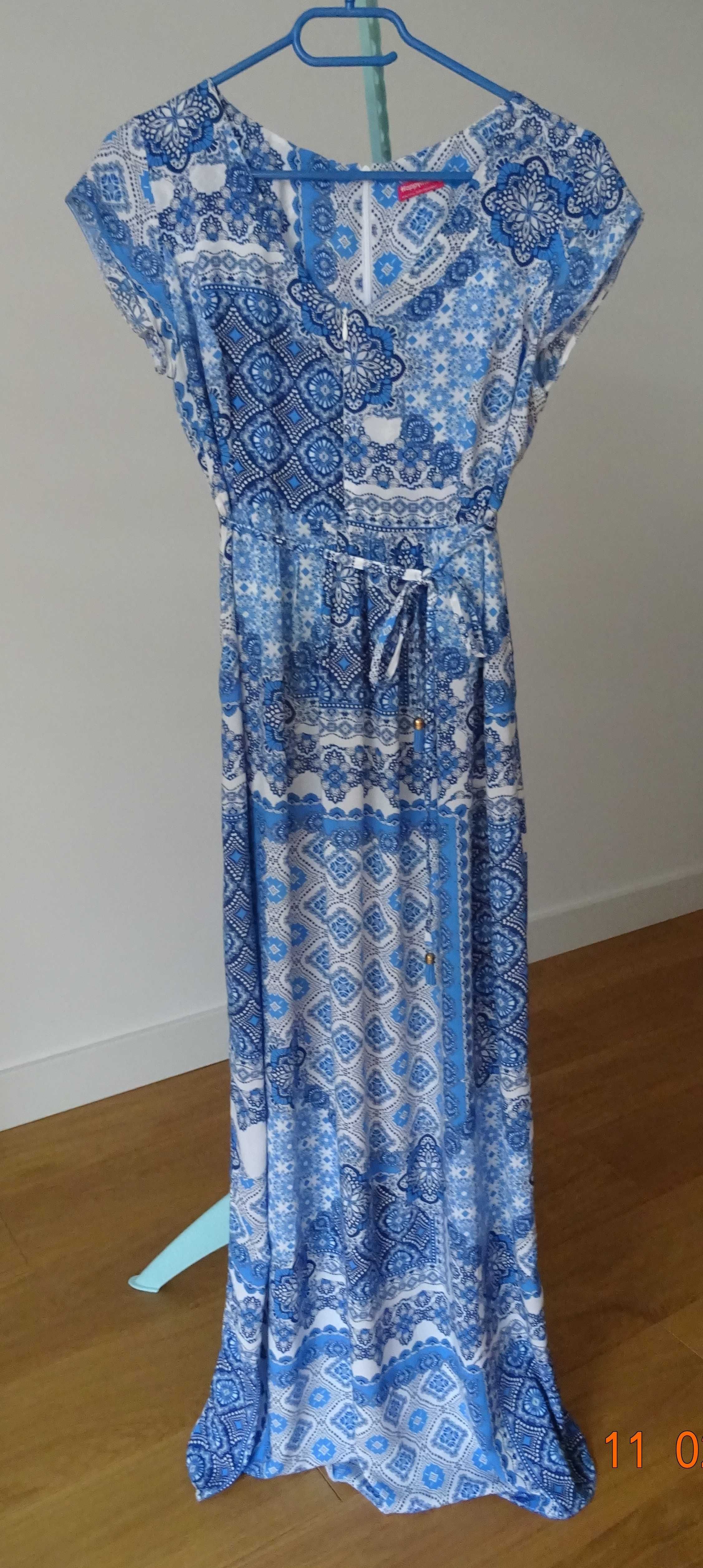 Sukienka ciążowa na lato Santorini dress Happymum rozm. S Stan idealny