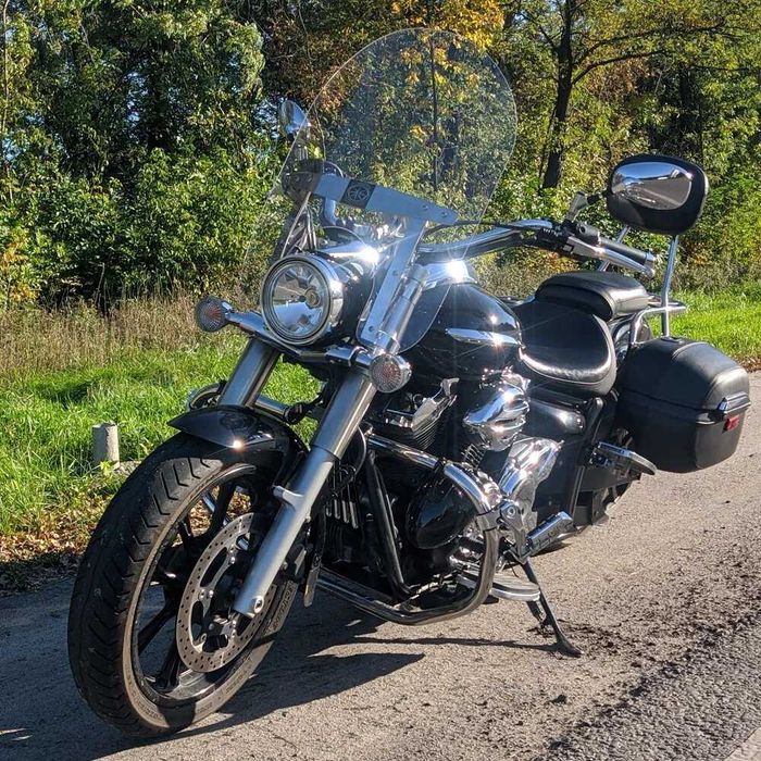 Ветровое стекло на Yamaha XVS Drag Star . XVS1300(Midnight Star)